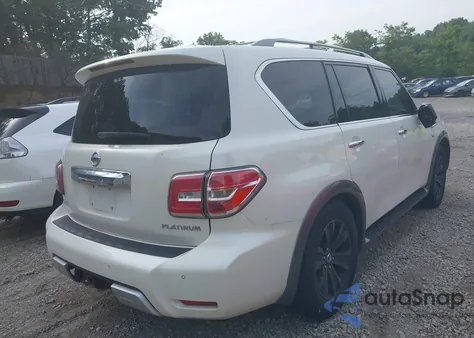 2017 Nissan Armada Platinum from USA, damaged, VIN JN8AY2NC0H9502174
